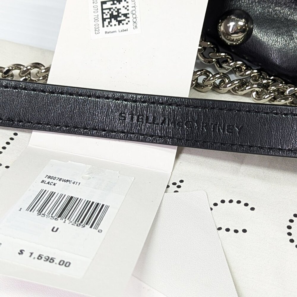Stella McCartney Falabella Women's Clutch Shoulder Bag in Black (MSRP $1,595) - Picture 6 of 13